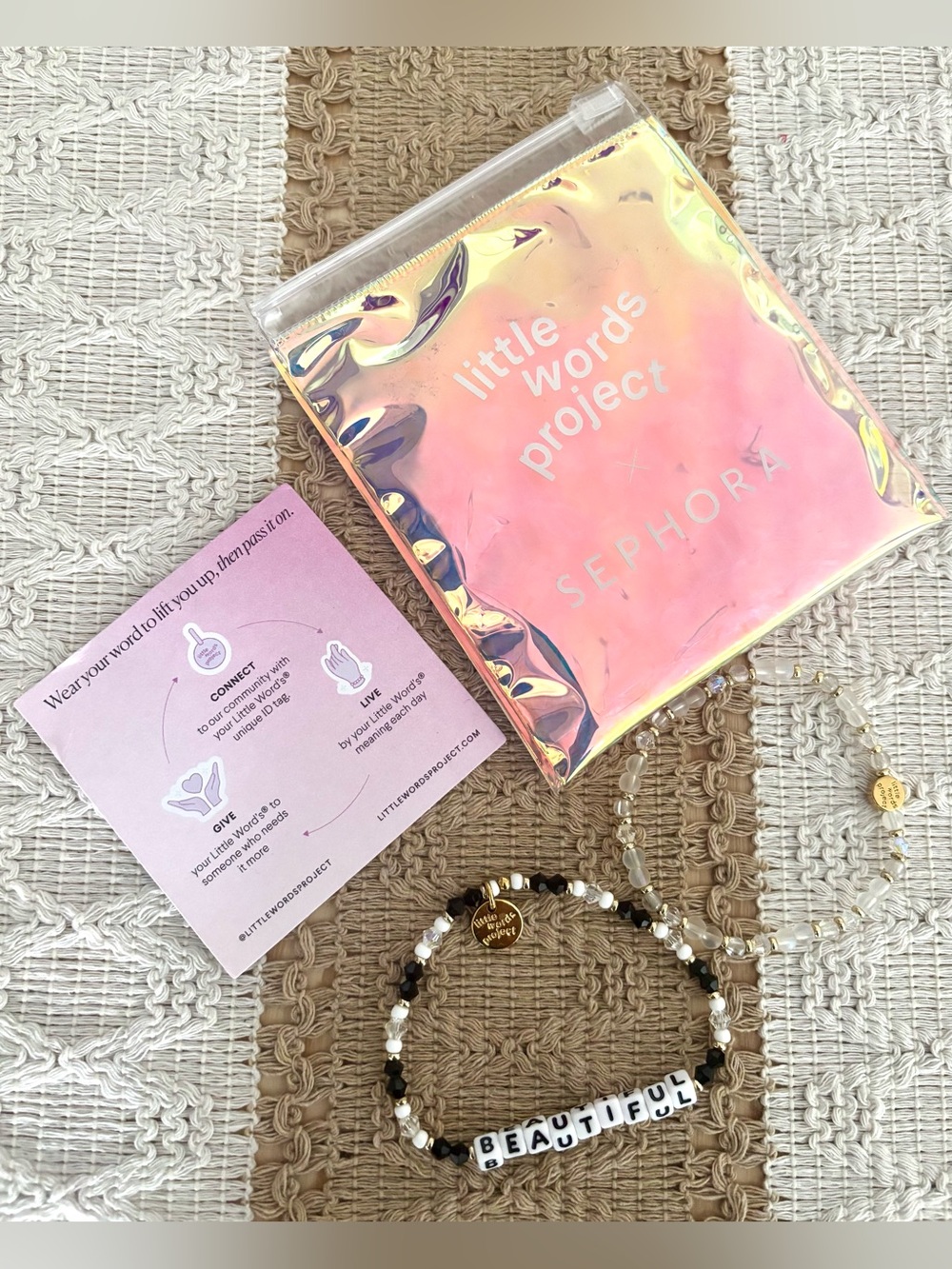 Sephora Little Words Project bracelets - LIMITED EDITION